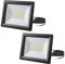 lNGRIKT 50W Led Floodlight Outdoor, Super Bright 5000 LM LED Security Lights, IP65 Waterproof, 6500K Cool White Outdoor Flood Light with 1.5M Wire for Garages Doorways Garden, 2 Pack