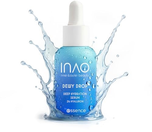 INAO Dewy Drop Deep Hydration Feuchtigkeitsserum | mit 2% Hyaluron | feuchtigkeitsspendend, glättend, erfrischend | für alle Hauttypen | kombinierbar | vegan & clean | Gesichtsserum | Hyaluronserum