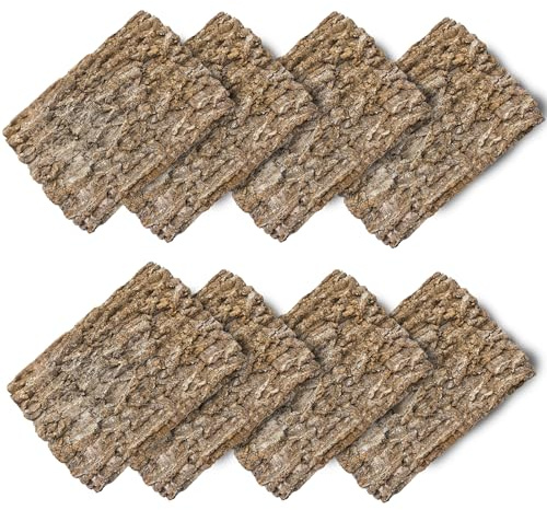 Hamiledyi 8PCS Cork Terrarium Background 15.7x11.8in Natural Large Cork Bark Backdrop Reptile Climbing Mat Tank Habitat Decor for Spider Lizard Chamelon Turtle Beared Dragon