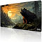 Tilt Grand Tapis de Souris Gamer XXL 100x50 cm | Tapis de Bureau Gaming Anti-Dérapant | Mouse Pad Imperméable pour PC et Accessoires Gaming | Tapis de Clavier (Bear Forest)