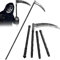 ZyXSQoraphic Costumi di Halloween Arma Devil Sickle Crescent Forcella Tricky Giocattolo Tricky Puntelli di Halloween Partito Staccabile Accessorio Cosplay per Bambini E Adulti