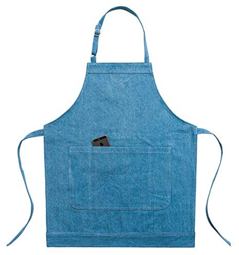 VDCVADKYE Schreiner Schürze, Heavy Duty Workman Schürze, Werkzeugschürze for Herren, Werkzeugschürze, strapazierfähige Arbeitsschürzen, Unisex, for Küche, Garten, Töpferei, Handwerkswerkstatt, Garage
