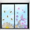 Landrain 2 Stück Fensterbilder Kinder, Suncatcher Sticker, Fbunt Fensterbild