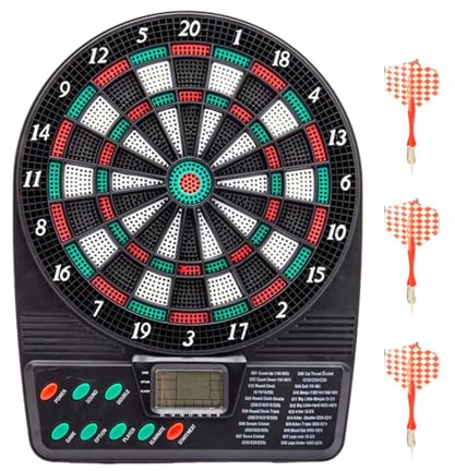 Elektronische Dartboard -Set - Sport Electronic Dart Board | Digital Darts Kit, Treffer mit Mehreren Schwierigkeiten - lustige Familienunterhaltung, und Heimversammlung