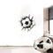 3D Fussball Wandtatto,FußBall Wandtattoo,29 × 29 cm,Kinderzimmerdekoration für Teenager,Schlafzimmerdekoration,Geschenke