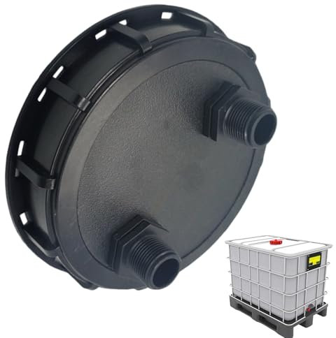 Tonne Barrel Deckelabdeckung, Tonne Barrel Deckel, Tonentankabdeckung, Hochleistungs -Wassertankabdeckung mit Loch - Lebensmittel, Schälen, Regenwassertankabdeckung, hochfestes Tonnen -Barrel -Zubehör