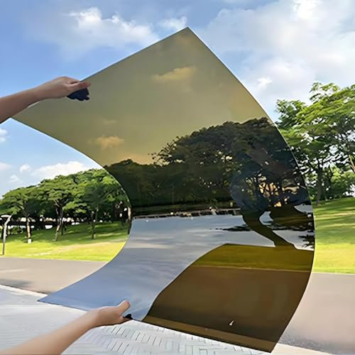 1.5mm Thick Polycarbonate Roofing Sheet, Polycarbonate Greenhouse Panels, Clear Roof Panels, Uv Protection Rain Pergola Roof Panels, for Outdoor Solarium Pergola Patio Gazebo Coop(Brown,1.22mx15m/4x49