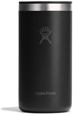Hydro Flask Travel Coffee Cup – Insulated Stainless Steel, Non-Spill, Leak Resistant to-Go Tumbler 16 Oz Black