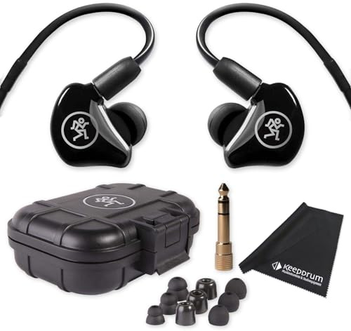 Mackie MP-220 Auricolari in-ear MP-220 con panno keepdrum