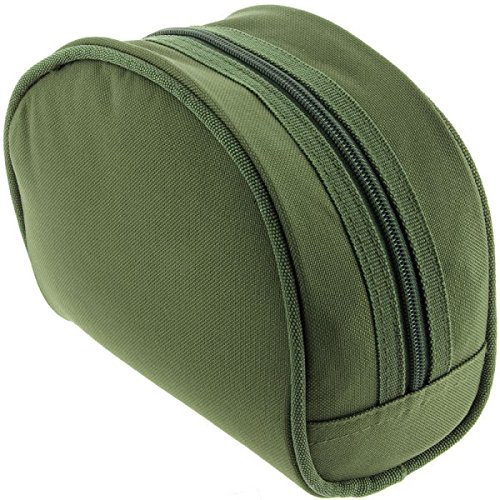 G8DS® Rollentasche Olive Rollen Schutz gepolstert Aufbewahrung Angeln Rollenetui