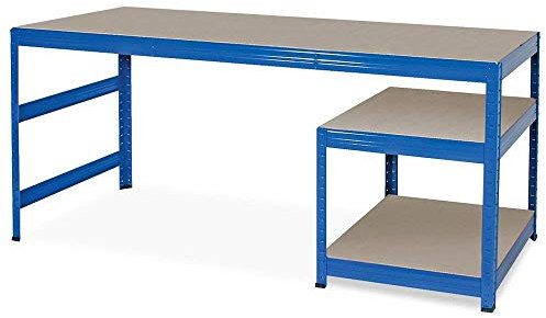 BRB Arbeitstisch/Packtisch/Werkbank, HxBxT 900x1800x600 mm, Unterbau HxBxT 515x600x600 mm