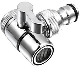 DOITOOL Washing Machine Water Inlet Pipe Adapter Sink Hose Adapter Connector for Mixer Faucets Two Ways