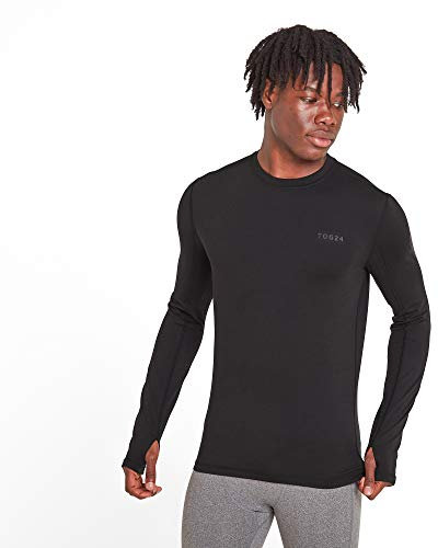 TOG24 Snowdon Men's Crew Neck Base Layer, Stylish Supersoft Warm Temperature Regulating Thermal Underlayer, Anti Chafe Seams Quick Moisture Wicking, Perfect for Running Hiking Biking Camping Skiing
