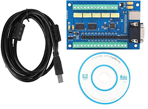 MACH3 Motion Controller Karte, MACH3 USB 5 Achsen 100KHz MACH3 Breakout Board Motion Controller Karte Breakout Board für CNC Gravur 12-24V CNC Motion Controller Board