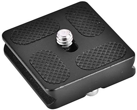 Arca Swiss Schnellwechselplatte-Kamera Schnellwechselplatte Stativkopf Schnellentriegelungs Platte Mit 1/4 Zoll Schraubenhalterung Für Arca Benro Stativ Kugelkopf SLR Kamera (Pu40)