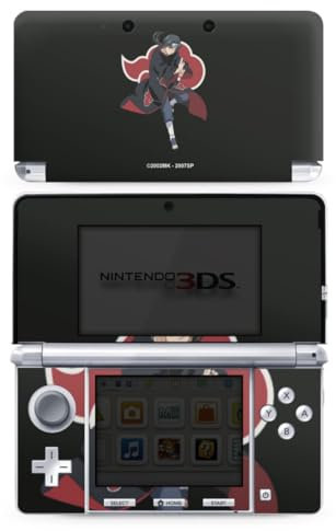 DeinDesign Skin kompatibel mit Nintendo 3 DS Folie Sticker Itachi Uchiha Offizielles Lizenzprodukt Naruto Shippuden