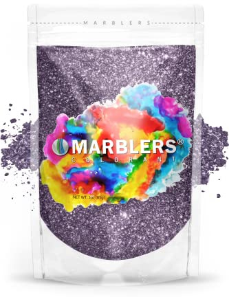 MARBLERS Purple Mica Powder [Ash Lilac Pearl] 3oz (85g) | Cosmetic Grade | Epoxy Resin Pigment | Dye | Non-Toxic, Vegan, Cruelty-Free | Lip Gloss, Nails, Body Butter | Bath Bomb, Candle & Soap Making