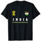 Indien Sport/Fußball-Trikot mit Flagge, Fußball T-Shirt