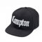 Baseball Cap Stickerei Baseballmütze Hip Hop Snapback Caps Flache Mode Sport Hut Für Unisex Einstellbare Papa Hüte-Black Compton
