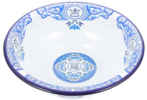 UKCOCO Ciotola Smaltata Retro Per Pasta e Bacinella Enameled Design Per e Facile