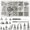 150 Set Punk Spike Nieten Kit, 13 Typ große Nieten und Kegelspitzen Schraubverschluss Rundkegel Nieten mit Installationswerkzeugen für DIY Projekt, Halskette Jacke Weste Schuhe Stiefel Leder Handwerk