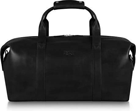 Reisetasche ELNATH - Weekender aus Leder für Damen und Herren I Erweiterbares Handgepäck mit Trolley-Aufsteckfunktion und 15 Zoll Laptopfach