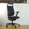 Sedus Swing Up, SU-103, Premium Bürodrehstuhl mit Nackenstütze und Netzmembran, ergonomische Swing Mechanik (Standardsitz + Sitzneigeverstellung, Atlantic Schwarz/Fußkreuz Schwarz)
