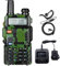 BaoFeng UV-5R Walkie Talkie Dual Band VHF/UHF UV5R 128 Memory Channel 2 Way Radio with UK Plug Charge Base LED Display Flashing Alarm and VOX Function for Construction Site Hotel Outdoor Adventure etc
