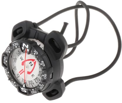 JISADER Underwater Compass, Scuba Diving Compass, Gauge Waterproof Snorkeling Compass Dive Computers for Deep Diving Camping Kayaking