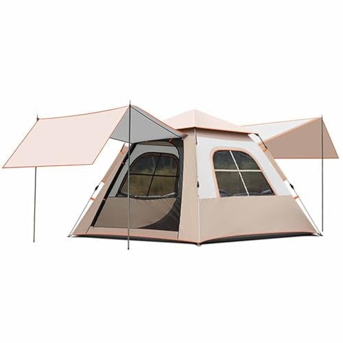 Carpa Camping, 2 Puertas y 2 Ventanas, con Malla, Transpirable en Siete Lados, Tienda de Campaña Liviana Emergente, Adecuada para Exteriores, Picnic y Reuniones Familiares ( Size : 82.6x78.7x55.1in/21