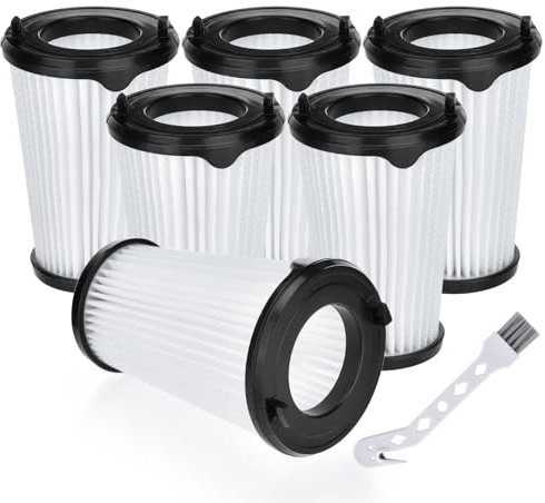 6 Stück Filter für AEG Ergorapido AEF150 CX7 Flexibility Animal Akkustaubsauger Ersatzfilter für CX7-2 & QX8 Animal X Power CX7-2-45an CX7-2-i360 CX7-2-s360 Zubehör