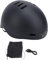 SUNGOOYUE Casque de Vélo avec Caméra 1080P 30FPS, Haut-parleurs BT, Lumière de Nocturne Avant, Haut-Parleur HiFi, Feu Arrière, Prévention IP65, Casque de Vélo BT pour Enfants,