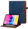ONETHEFUL Hülle für iPad Air 11 Zoll (M3/M2 2025/2024) PU Leder Tablet Hülle, Cover für iPad Air 6/5/4 Gen 10,9 Zoll (2022/2020) mit Stifthalter Ständer Auto Schlaf/Wachen Blau