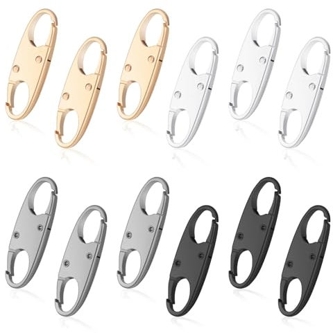 Glvomazty Reparation Fermeture Eclair Kit de Réparation de Fermeture éclair Universelle Zip Fermeture Eclair pour Vêtements, Sacs à Dos, Valises (D)