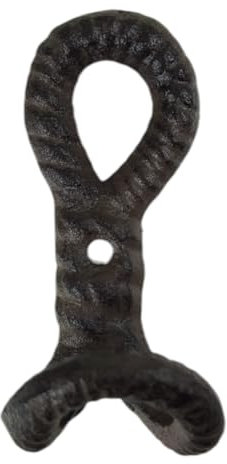 FTWDesign Kleiner Seemannsknoten Wandhaken - Maritime Deko aus Gusseisen