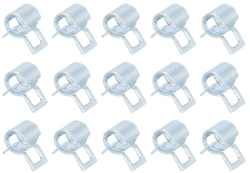 QUARKZMAN 15Pcs Pour Tuyau De Carburant/Silicone Bleu Zinc Blanc