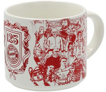 FC Bayern München I Tasse Legends 125 Jahre I Rot
