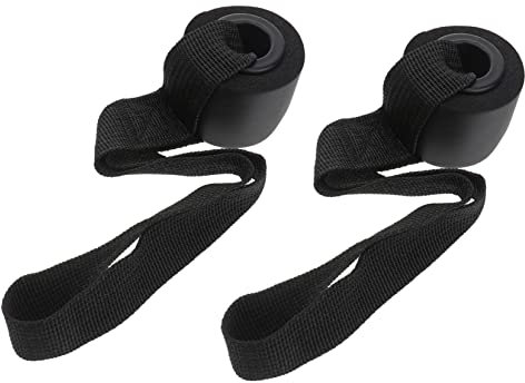Hemobllo 2Pièces Ancre de Porte Fitness Clip de Porte pour Sangles Élastiques et Bandes de Résistance Accessoire Entraînement à PVC