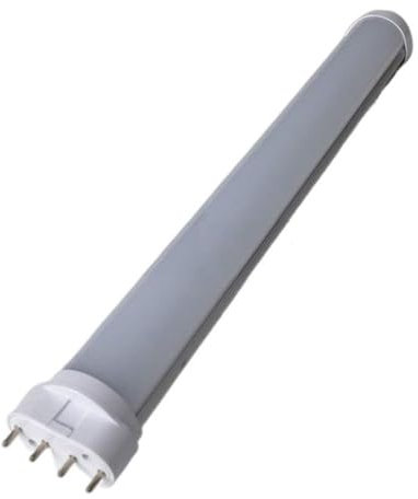 1fortunate Lights, Paquete de 10, lámpara Fluorescente LED 2G11 AC85-265 22W 2G11 535mm Lámpara con Fuente de alimentación incorporada(3000K(Warm White))