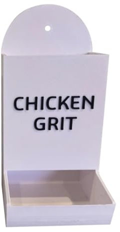 Oyster Shell and Grit Feeder, Hanging Chicken Feeder Trough (D)