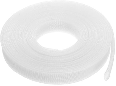 sourcing map Expandable Sleeving,1 3/16-inch 25ft Cable Sleeve, Clear