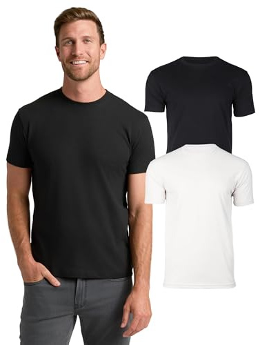 True Classic Men's T-Shirt – Short Sleeve Crew Neck T-Shirts for Men UK, Cotton Blend Men's T-Shirts, Novelty Tshirts Men UK
