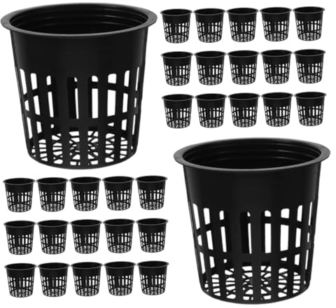 HANABASS 60pezzi Cesti Idroponici in Plastica Rete Fioriere Da Cestini Per Vivai Idroponici
