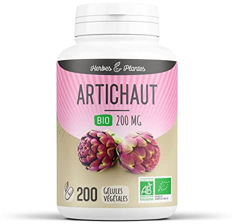 Herbes Et Plantes Artichaut Bio 200 Gélules Végétales 200 mg