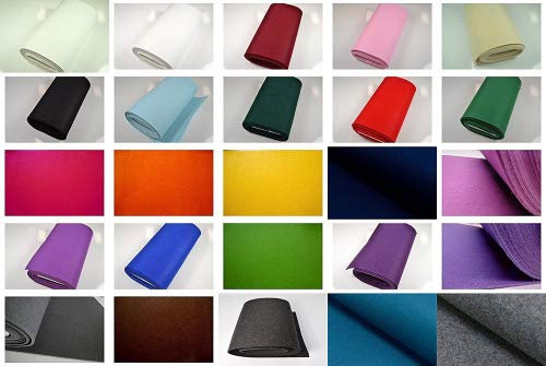 FABRICS-CITY ANTHRAZIT BASTELFILZ FILZ STOFF ~5MM~ FILZSTOFF STOFFE, 4358