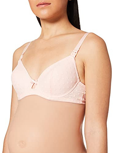 Noppies Damen Deluxe Mesh Triangle Nursing Bra BH, Light Rose, 80G EU