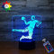 YTDZLTD Kreative 3D Handspieler Nacht Licht 16 Farben Andern Sich Fernbedienung USB-Strom Touch Schalter Dekor Lampe Optische Täuschung Lampe LED Lampe Tisch Kinder Brithday Weihnachten Geschenke