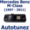 TUNEZ® Rückfahrkamera, kompatibel mit Mercedes Benz M-Klasse ML W164 W163