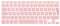MOSISO EU/UK Keyboard Cover Compatible with MacBook Air 13 inch A1466 A1369 2010-2017&Compatible with MacBook Pro 13/15 inch (with/Without Retina Display, 2015 or Older Version), Rose Quartz