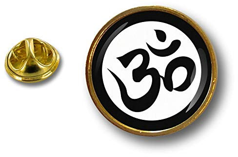 Akachafactory pin flaggen Button pins anstecker Anstecknadel ohm om Hinduismus Hindu